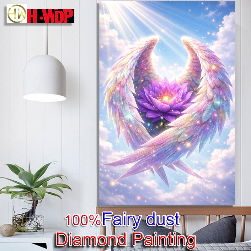 Resin Art Wallpaper - Kit per Pittura Diamantata 100% Fairy