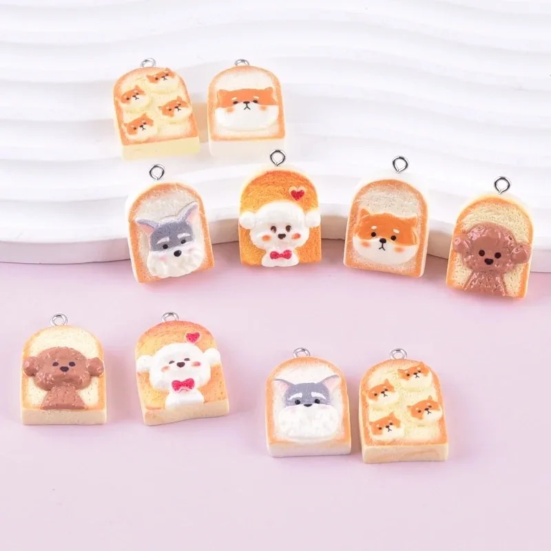 Resin Art Craft - 10 Pezzi Ciondoli in Resina a