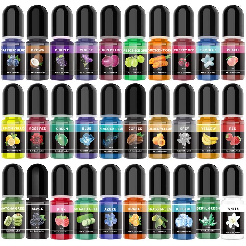 Epoxy Resin Ab - 5 ml/bottiglia di resina epossidica pigmento