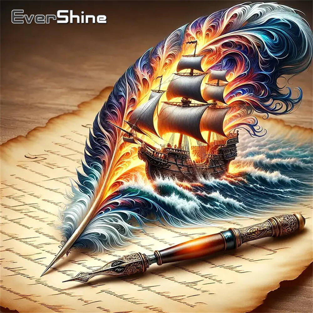 Resin Art Wallpaper - Evershine Pittura Diamante Cane Animale Cartone