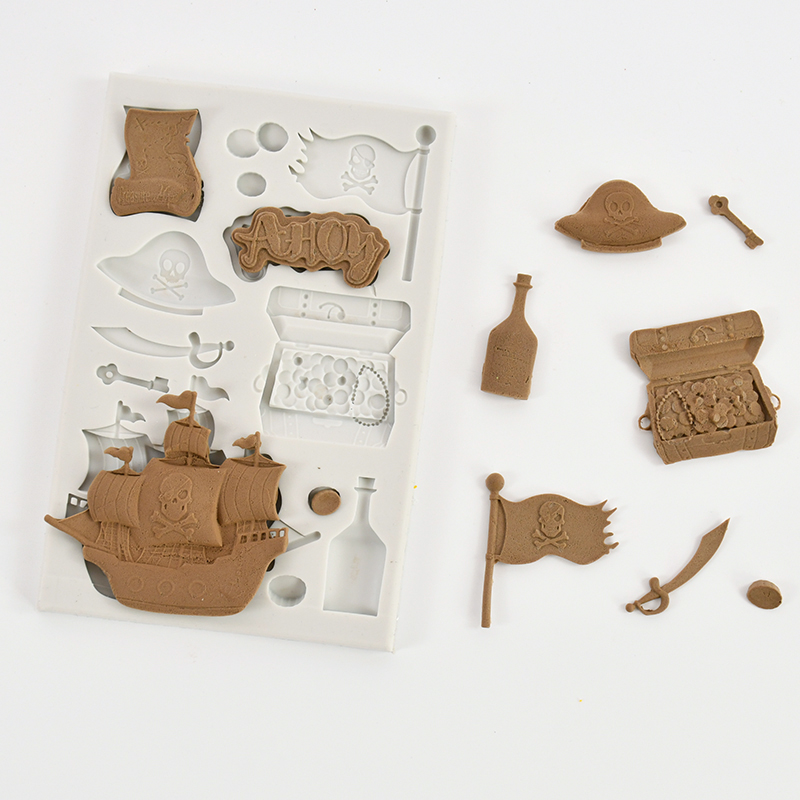 Skull Pirate Ship stampo per c - Silicone Mold Ocean recensione e prezzo