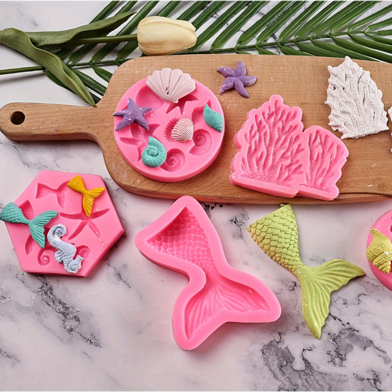 Un set di 8 stampi in silicone - Silicone Mold Ocean recensione e prezzo