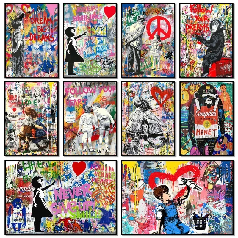 Arte Murale Pop Street Graffit - Resin Art On Canvas recensione e prezzo
