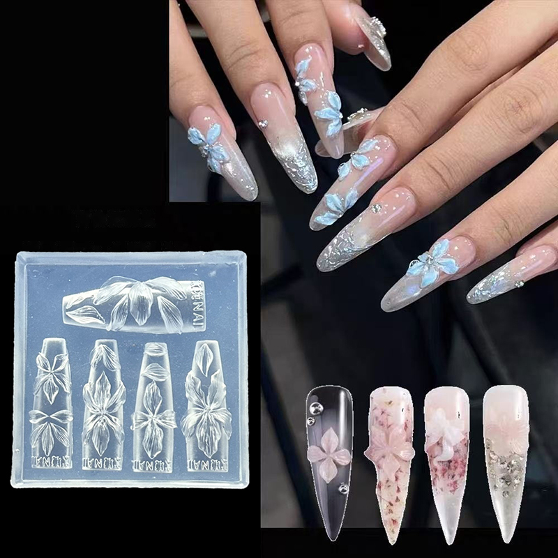 Stampo per unghie con fiori 3D - Resin Art Template recensione e prezzo