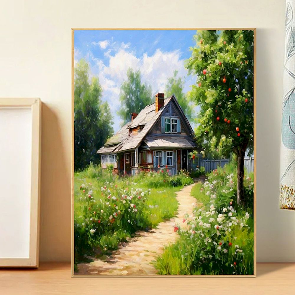 PhotoCustom Pittura a olio con - Resin Art On Canvas recensione e prezzo