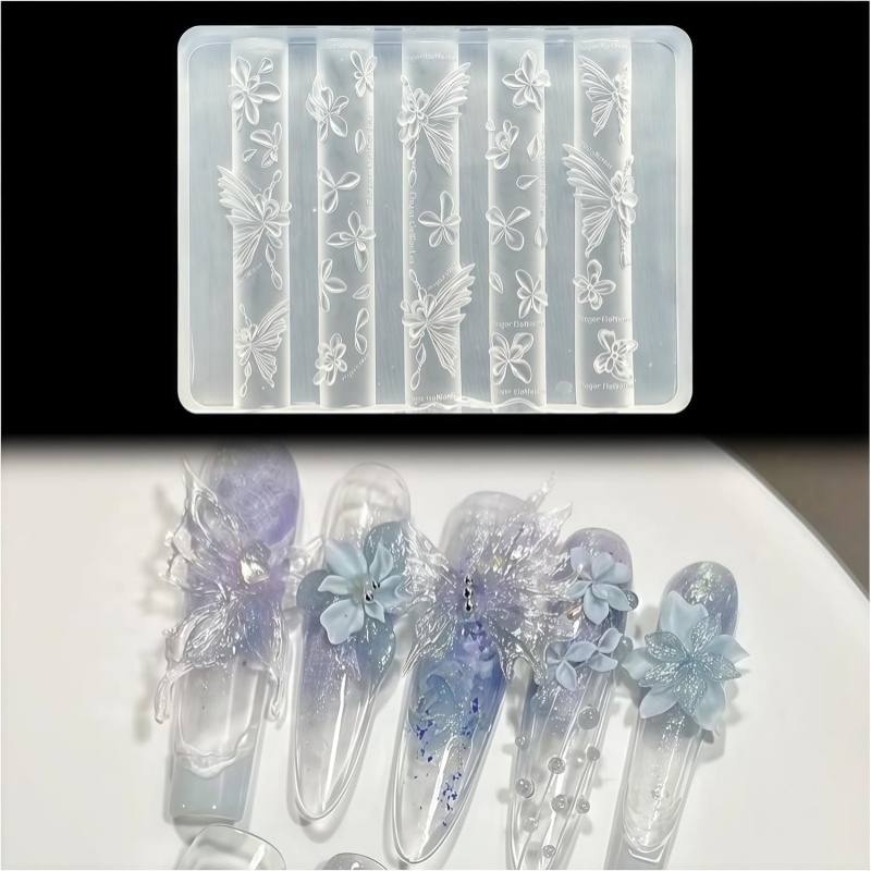 Stampo per nail art in gel con - Resin Art Template recensione e prezzo